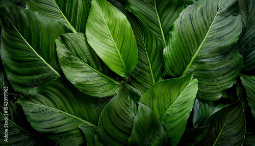 real fresh dark green leave texture for background close up of small leaf texture surface background