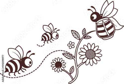 Cute Bee Clipart Set for Kids and Crafts. Cartoon Bee Clipart for Educational Use. Fun Bee Clipart Collection for Print and Web. Creative Bee Clipart for Nature Themes. Bee Clipart Pack for Designers