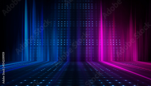 Abstract bright neon backgr...