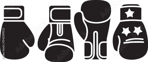 Boxer in Fighting Stance Silhouette

Punching Boxer Vector Design

Boxing Match Action Silhouette

Champion Boxer with Gloves Silhouette

Boxer Training in Ring Vector Art