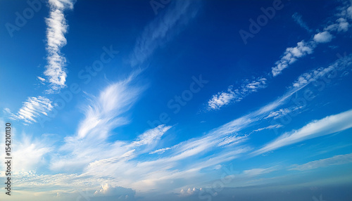 blue sky and clouds in the weather on day outdoor nature environment abstract background