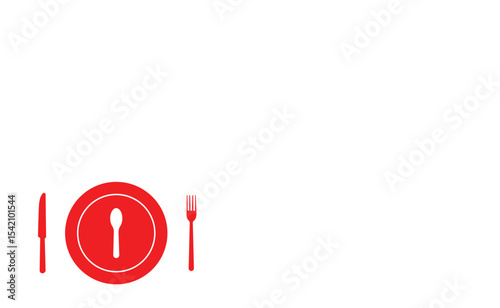 Tablespoon And Fork - Vector