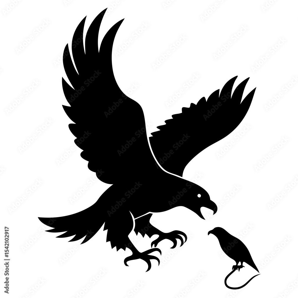 Obraz premium eagle in the form