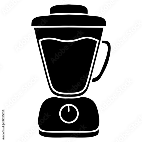 blender machine kitchenware icon logo