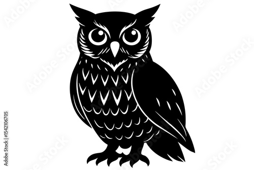 owl sitting on a branch