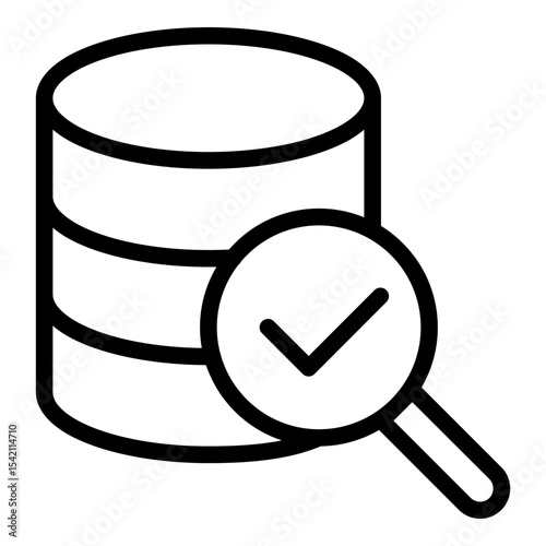 Veracity icon. Vector line icon