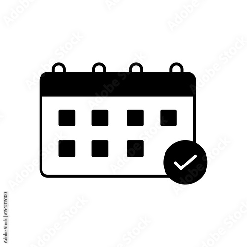 Business Planner Organizer Fill Icon