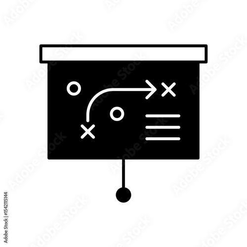Business Strategy Planning Fill Icon
