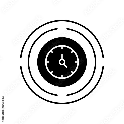 Time Management Productivity Fill Icon