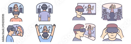 Virtual reality concert experience engages fans with immersive performances and music technology