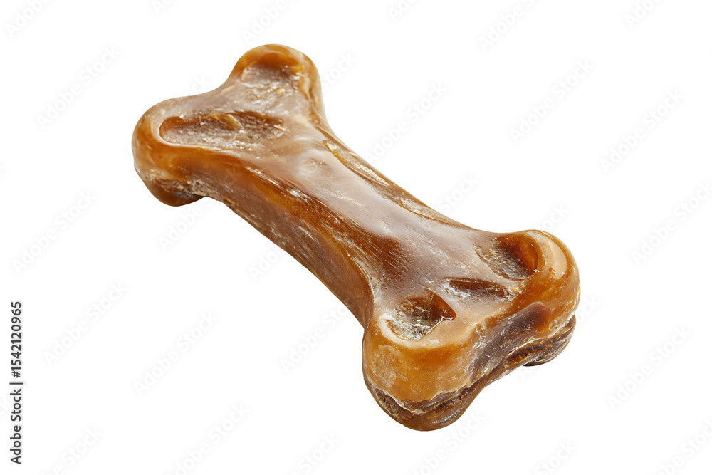 Fototapeta premium Rubber dog bone isolated on transparent background.