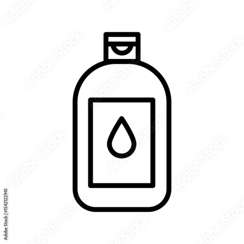 cleansing bottle flat icon