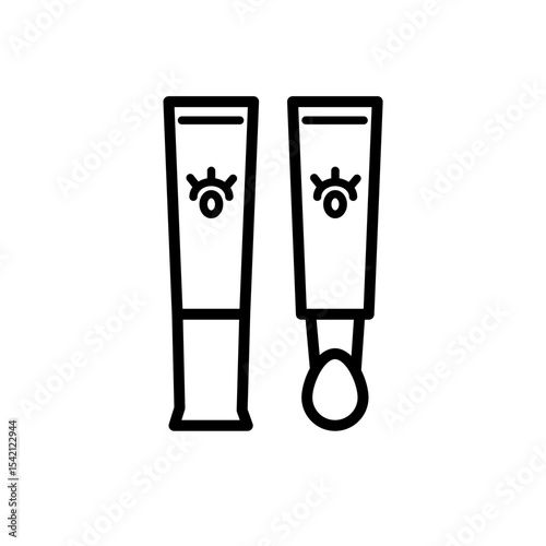 eye cream flat icon