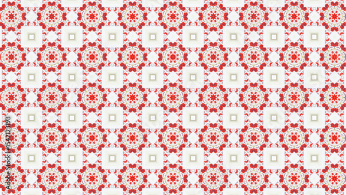 Abstract and geometric Seamless Pattern design suitable for fabric or wrapping paper.