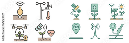 Innovative agricultural technology improving crop monitoring and management in sustainable farming practices