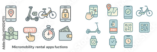 Exploring micromobility rental app functions for easier urban travel and sustainable transportation options
