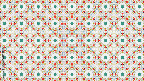 Abstract and geometric Seamless Pattern design suitable for fabric or wrapping paper.