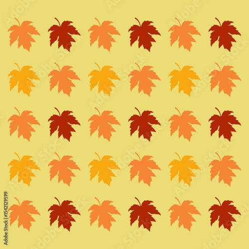 Autumn Falling Leaves Background