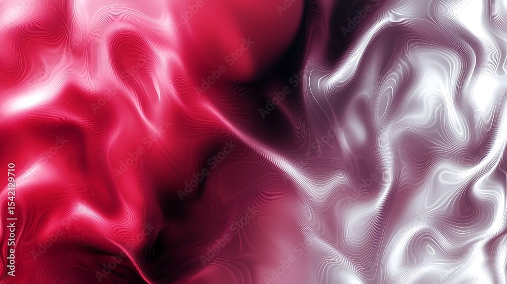 Obraz premium Abstract fluid magenta and silver background for modern design and visual communication