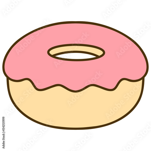 sweet donut illustration