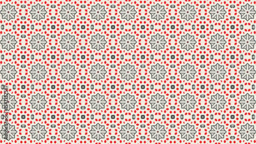 Abstract and geometric Seamless Pattern design suitable for fabric or wrapping paper.