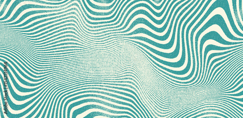 Green Trippy Psychedelic Texture Vector Illustration	