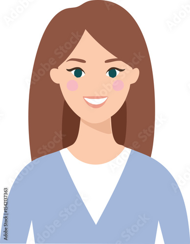 girl with long hair