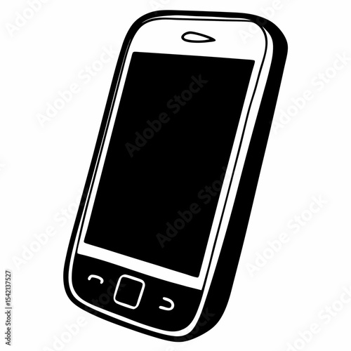 black mobile phone