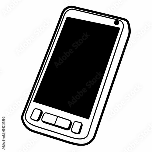 black mobile phone