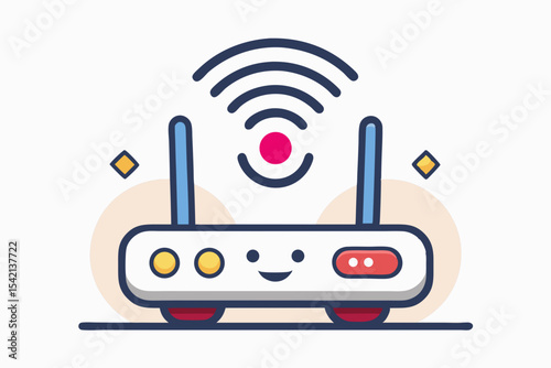 winking router spinning antenna device