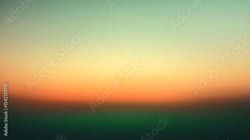 Gradient background of green, orange, and yellow color for graphic design and wallpaper use