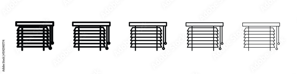 Blinds icon Symbol concept for web design.simple line vector icon. logo illustration. Blinds icon Symbol concept for web design.simple line vector icon. logo illustration.