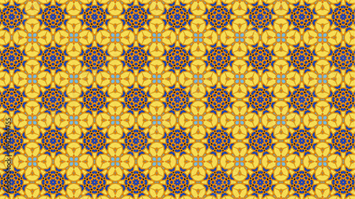 Abstract and geometric Seamless Pattern design suitable for fabric or wrapping paper.