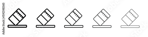 Eraser icon Symbol concept for web design.simple line vector icon. logo illustration.