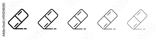 Eraser icon Symbol concept for web design.simple line vector icon. logo illustration.