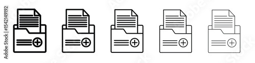 File medical icon Symbol concept for web design.simple line vector icon. logo illustration.