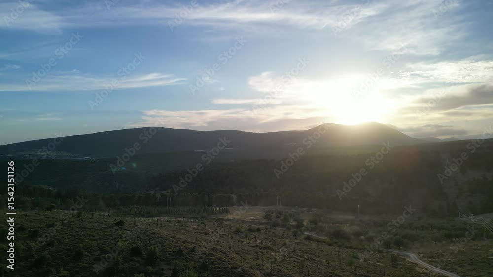 Amazing sunset view of the Galilee Mountains in the Holy Land
Amazing sunset view of the Galilee Mountains in the Holy Land