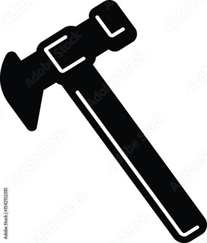Black Outline Sledgehammer Tool Construction, Demolition, and Carpentry Equipment