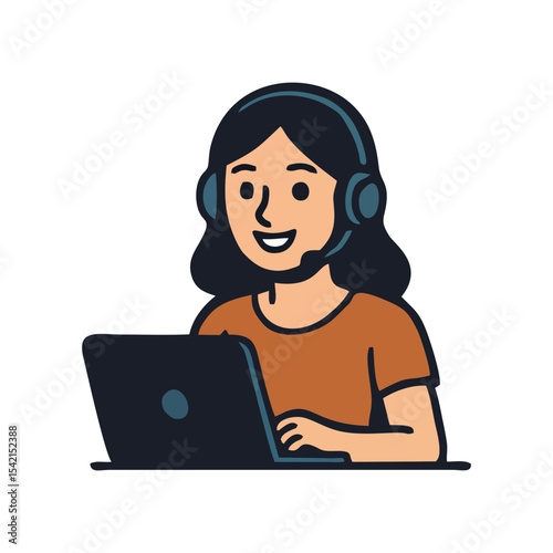 Customer Support hotline operator professional virtual assistant office team call agent for business support client care remote work corporate help desk and online service communication experience