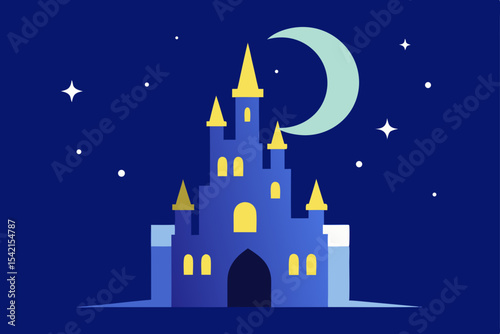 castle in the night