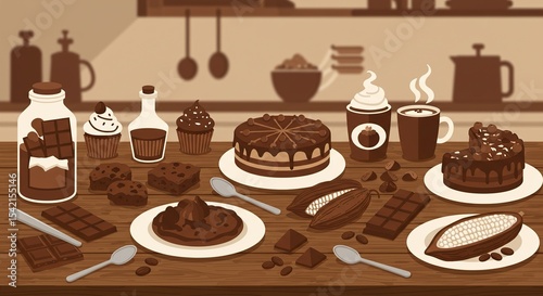 Delicious Chocolate Treats and Drinks