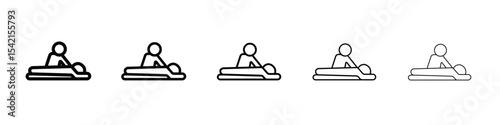 Massage icon Symbol concept for web design.simple line vector icon. logo illustration.