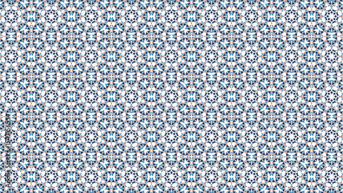Abstract and geometric Seamless Pattern design suitable for fabric or wrapping paper.