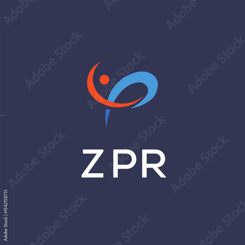 ZPR Letter Initial Logo Design Template Vector Illustration