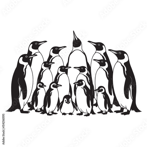 penguin on a branch