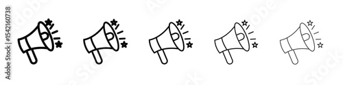 Promotion icon Symbol concept for web design.simple line vector icon. logo illustration.