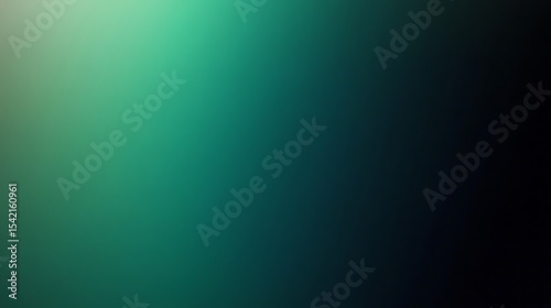 Gradient background with smooth transition from light green to dark, elegant and modern design