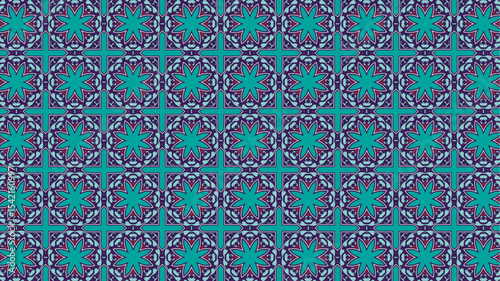 Abstract and geometric Seamless Pattern design suitable for fabric or wrapping paper.