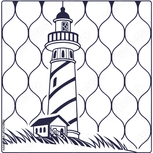 lighthouse on the island