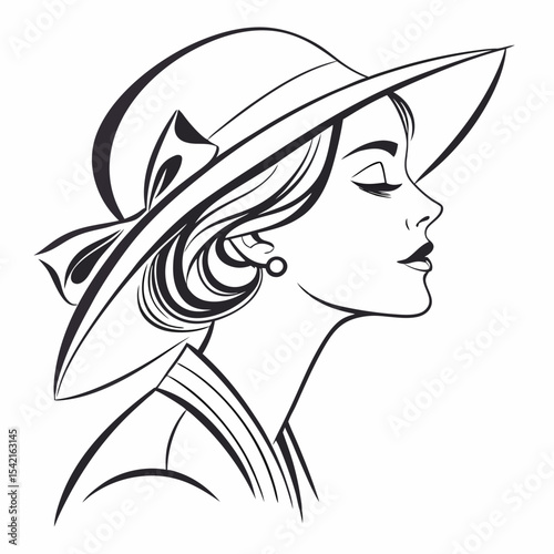 girl with hat